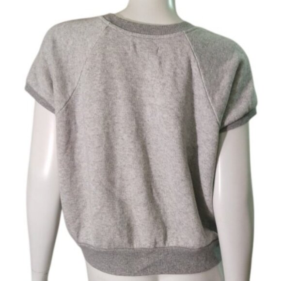 Rag and Bone grey short sleeve sweatshirt size S - Picture 5 of 7
